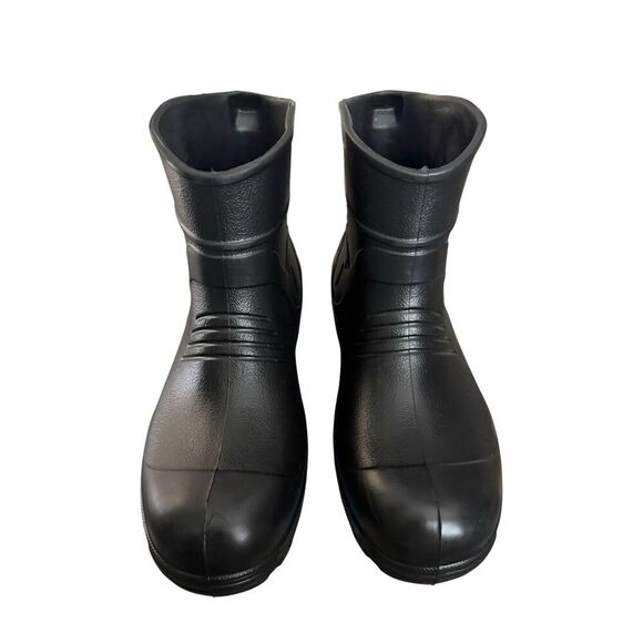 Tingley 21121.11 Airgo Black Waterproof Rubber Ankle Rain Boots Men’s Size 12
